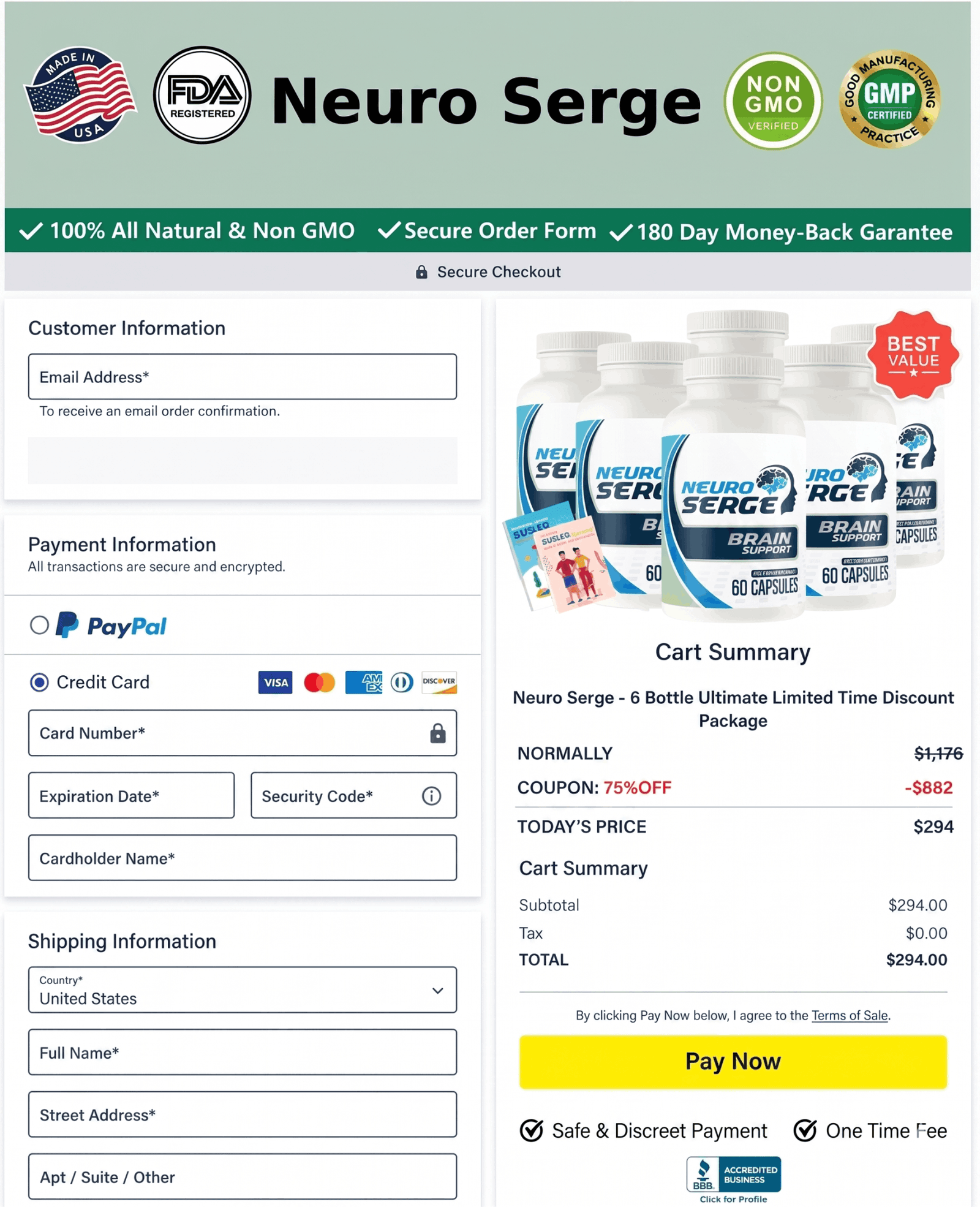 NeuroSerge-order-page